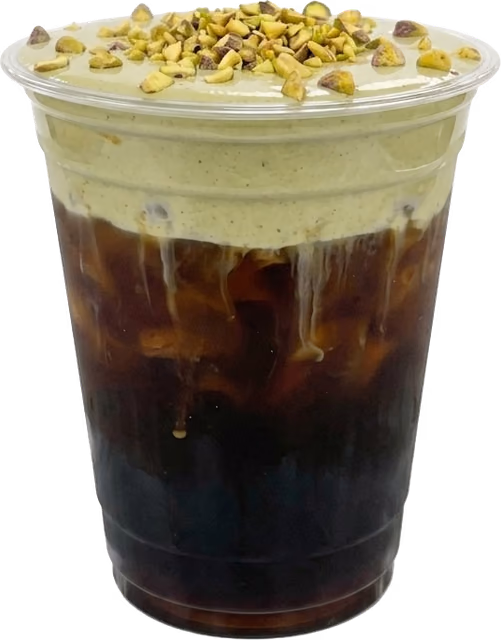 Pistachio Cloud iced cold brew